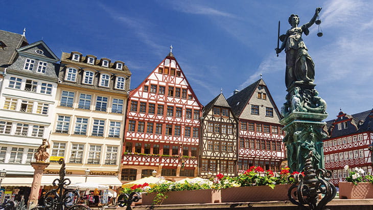 Römerberg Square in Frankfurt